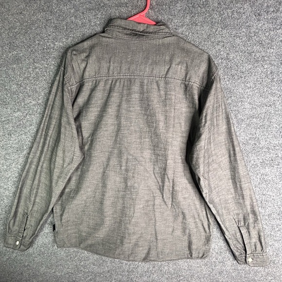 Patagonia Mens Button Up Shirt Outdoor Hiking Size‎ Xl Gray Organic Cotton - Picture 2 of 8